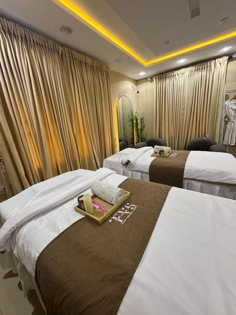 Luxury treatment room at The Villa Spa