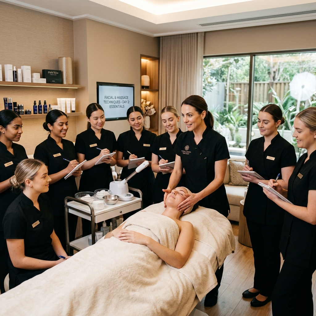 Spa Academy Bootcamp Training at The Villa Spa